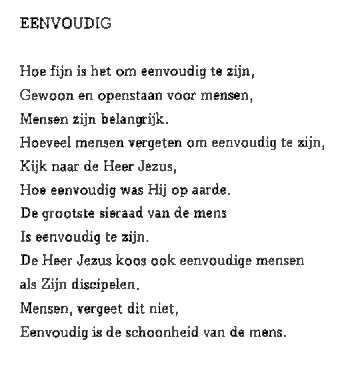 eenvoudig